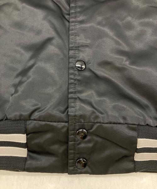 Chalk Line（チョークライン）Chalk Line (チョークライン) 90s RAIDERS NYLON VARSITY JACKET ブラック サイズ:Lの古着・服飾アイテム