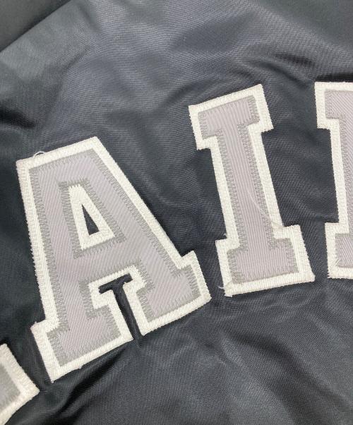 Chalk Line（チョークライン）Chalk Line (チョークライン) 90s RAIDERS NYLON VARSITY JACKET ブラック サイズ:Lの古着・服飾アイテム
