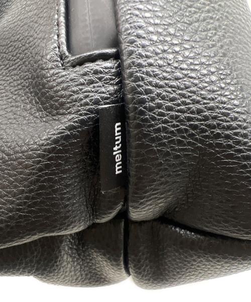 meltum（メルタム）meltum (メルタム) LEATHER MESSENGER BAG ブラックの古着・服飾アイテム