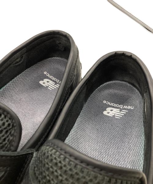 NEW BALANCE（ニューバランス）NEW BALANCE (ニューバランス) ローファー ブラック×グリーン サイズ:27cmの古着・服飾アイテム