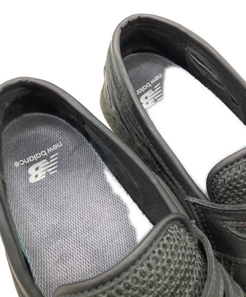 NEW BALANCE（ニューバランス）NEW BALANCE (ニューバランス) ローファー ブラック×グリーン サイズ:27cmの古着・服飾アイテム