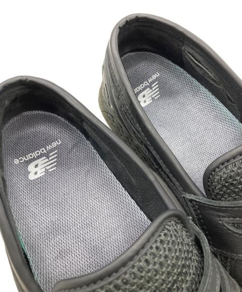 NEW BALANCE（ニューバランス）NEW BALANCE (ニューバランス) ローファー ブラック×グリーン サイズ:27cmの古着・服飾アイテム