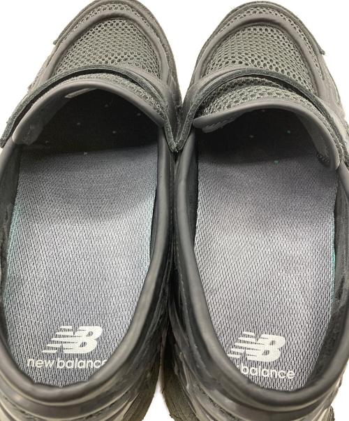 NEW BALANCE（ニューバランス）NEW BALANCE (ニューバランス) ローファー ブラック×グリーン サイズ:27cmの古着・服飾アイテム