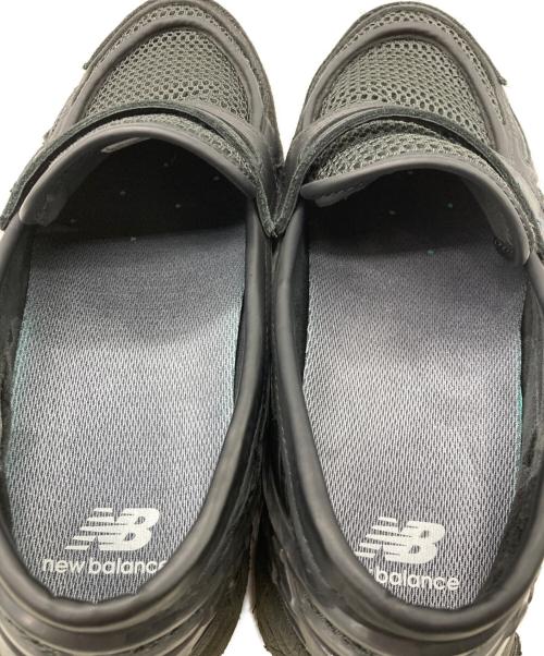 NEW BALANCE（ニューバランス）NEW BALANCE (ニューバランス) ローファー ブラック×グリーン サイズ:27cmの古着・服飾アイテム