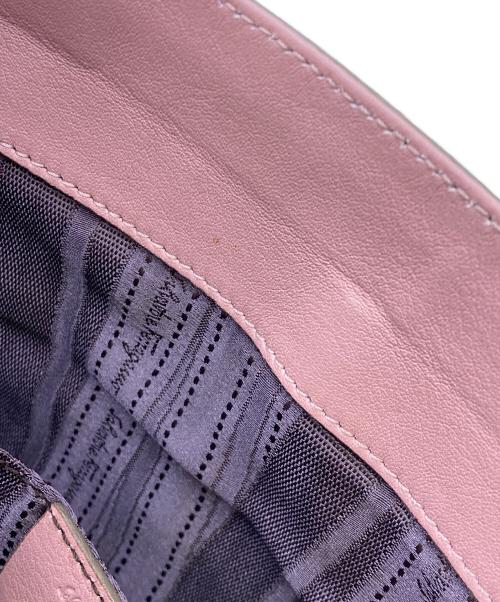 Salvatore Ferragamo（サルヴァトーレ フェラガモ）Salvatore Ferragamo (サルヴァトーレ フェラガモ) ヴァラパテントレザーチェーンワンショルダーバッグ ブラウンの古着・服飾アイテム