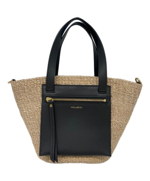 VIOLAd'ORO（ヴィオラドーロ）VIOLAd'ORO (ヴィオラドーロ) MIRO BAG ベージュの古着・服飾アイテム