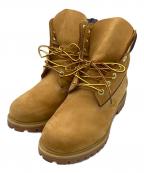 Timberlandティンバーランド）の古着「レースアップイエローブーツ」｜ブラウン