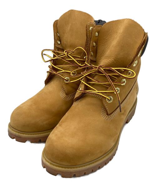 Timberland（ティンバーランド）Timberland (ティンバーランド) レースアップイエローブーツ ブラウン サイズ:26の古着・服飾アイテム