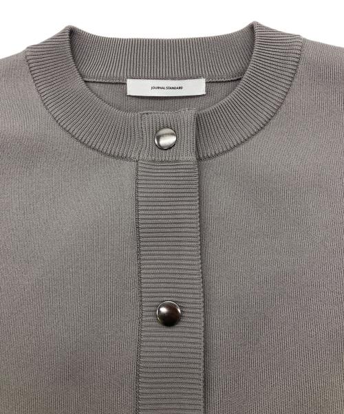 JOURNAL STANDARD（ジャーナルスタンダード）JOURNAL STANDARD (ジャーナルスタンダード) ウォッシャブルバナナスリーブカーディガン グレー サイズ:FREEの古着・服飾アイテム