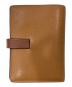 LOEWE (ロエベ) バーティカルウォレット ブラウン×レッド：12000円