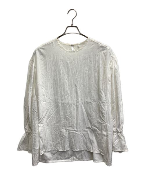 BEARDSLEY（ビアズリー）BEARDSLEY (ビアズリー) ギャザー カフス シャツ ホワイト サイズ:FREEの古着・服飾アイテム