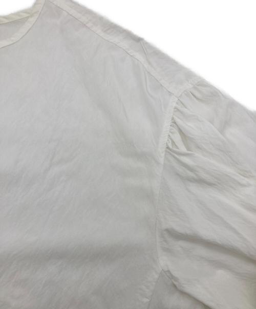 BEARDSLEY（ビアズリー）BEARDSLEY (ビアズリー) ギャザー カフス シャツ ホワイト サイズ:FREEの古着・服飾アイテム