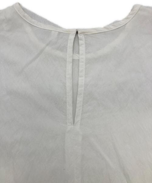 BEARDSLEY（ビアズリー）BEARDSLEY (ビアズリー) ギャザー カフス シャツ ホワイト サイズ:FREEの古着・服飾アイテム
