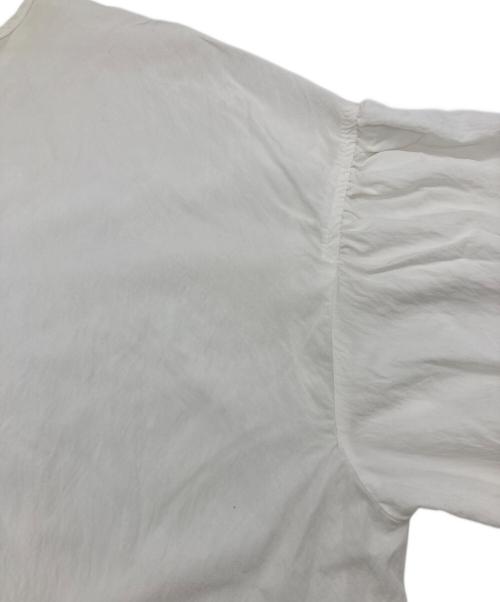 BEARDSLEY（ビアズリー）BEARDSLEY (ビアズリー) ギャザー カフス シャツ ホワイト サイズ:FREEの古着・服飾アイテム
