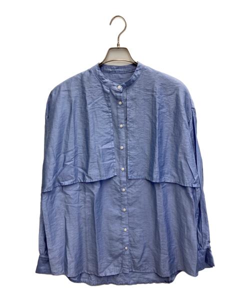 BEARDSLEY（ビアズリー）BEARDSLEY (ビアズリー) ガリャルダガランテ レイヤードシャツ ブルー サイズ:FREEの古着・服飾アイテム