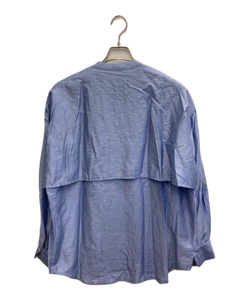 BEARDSLEY（ビアズリー）BEARDSLEY (ビアズリー) ガリャルダガランテ レイヤードシャツ ブルー サイズ:FREEの古着・服飾アイテム