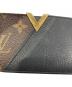 中古・古着 LOUIS VUITTON (ルイ ヴィトン) カードケース ブラウン：17000円