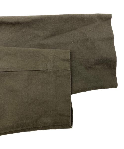 YAECA（ヤエカ）YAECA (ヤエカ) リネン混ギャザーワンピース オリーブ サイズ:Mの古着・服飾アイテム