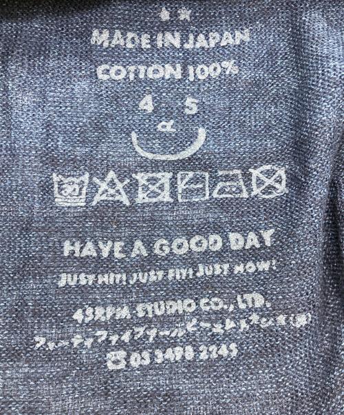 45rpm（45アールピーエム）45rpm (45アールピーエム) コットンニット ネイビー サイズ:FREEの古着・服飾アイテム
