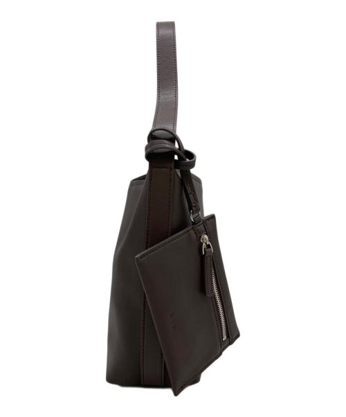ROH SEOUL（ローソウル）ROH SEOUL (ローソウル) Mini Pulpy hobo bag ブラウンの古着・服飾アイテム
