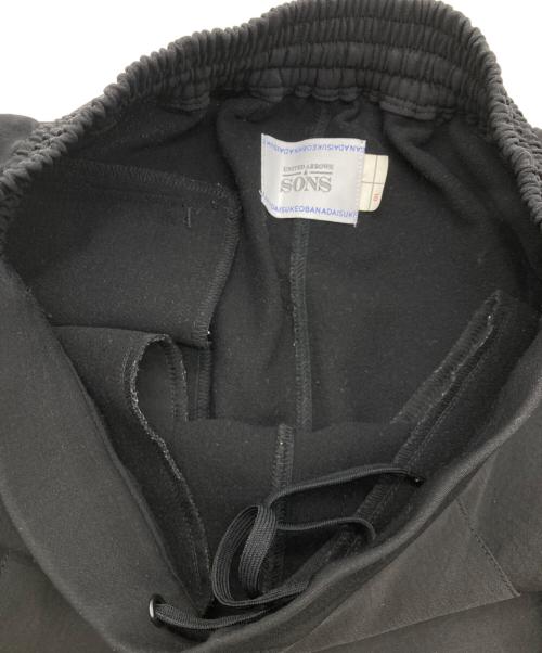UNITED ARROWS & SONS（ユナイテッドアローズ＆サンズ）UNITED ARROWS & SONS (ユナイテッドアローズ＆サンズ) センタープレスパンツ ブラック サイズ:Sの古着・服飾アイテム