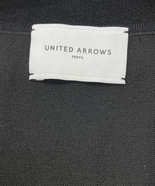 UNITED ARROWS TOKYO（ユナイテッドアローズトウキョウ）UNITED ARROWS TOKYO (ユナイテッドアローズトウキョウ) ポロコンビ 4WAY ニット ホワイト×ブラック サイズ:FREEの古着・服飾アイテム