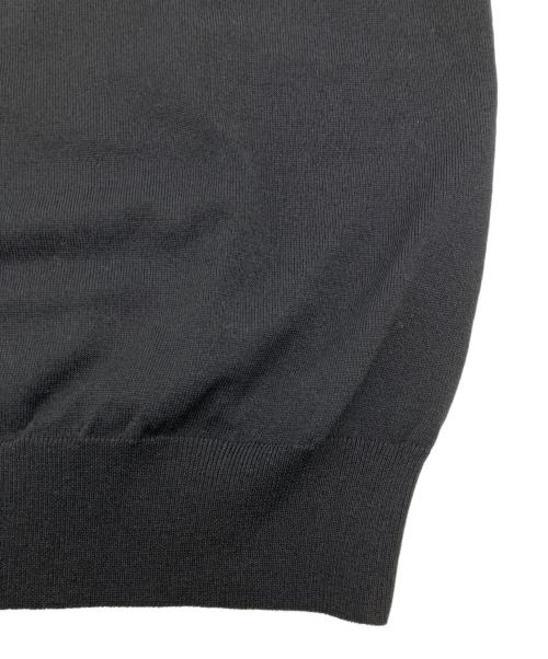 UNITED ARROWS TOKYO（ユナイテッドアローズトウキョウ）UNITED ARROWS TOKYO (ユナイテッドアローズトウキョウ) ポロコンビ 4WAY ニット ホワイト×ブラック サイズ:FREEの古着・服飾アイテム