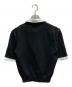 UNITED ARROWS TOKYO (ユナイテッドアローズトウキョウ) ポロコンビ 4WAY ニット ホワイト×ブラック サイズ:FREE：11000円