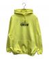 BALENCIAGA（バレンシアガ）の古着「CREW HOODIE」｜黄緑