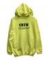 BALENCIAGA (バレンシアガ) CREW HOODIE 黄緑 サイズ:XS：25000円