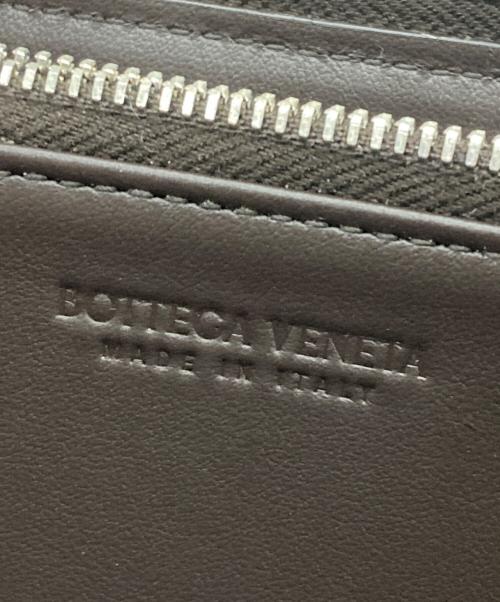 BOTTEGA VENETA（ボッテガベネタ）BOTTEGA VENETA (ボッテガベネタ) イントレチャート長財布 ブラウンの古着・服飾アイテム
