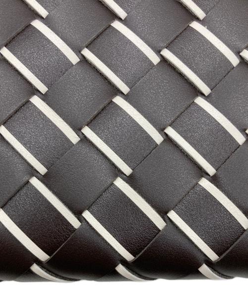 BOTTEGA VENETA（ボッテガベネタ）BOTTEGA VENETA (ボッテガベネタ) イントレチャート長財布 ブラウンの古着・服飾アイテム