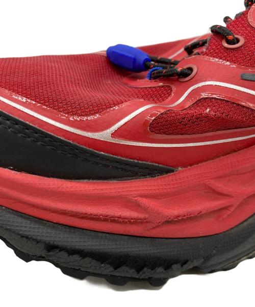HOKA（ホカ）HOKA (ホカ) STINSON ONE7 レッド×ブラック サイズ:27の古着・服飾アイテム