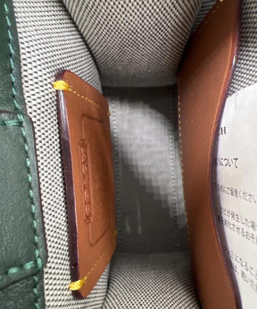 COACH（コーチ）COACH (コーチ) ミニ カシンショルダーバッグ オリーブの古着・服飾アイテム