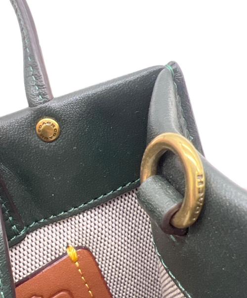 COACH（コーチ）COACH (コーチ) ミニ カシンショルダーバッグ オリーブの古着・服飾アイテム