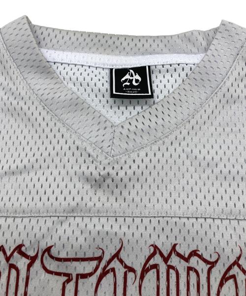 ANTIMID（アンチミッド）ANTIMID (アンチミッド) メッシュTシャツ グレー サイズ:Sの古着・服飾アイテム