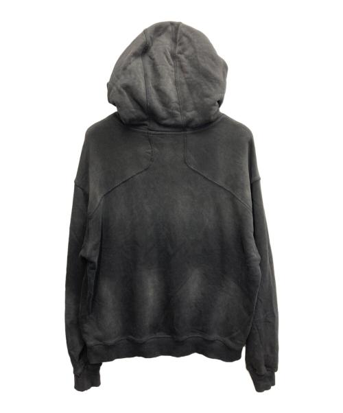 ANTIMID（アンチミッド）ANTIMID (アンチミッド) ユーズド加工パーカー ブラック サイズ:Sの古着・服飾アイテム