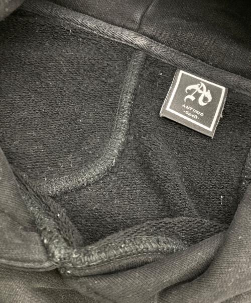 ANTIMID（アンチミッド）ANTIMID (アンチミッド) ユーズド加工パーカー ブラック サイズ:Sの古着・服飾アイテム