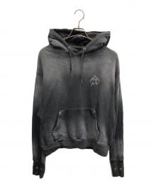 ANTIMID（アンチミッド）の古着「PIGMENT STUDS HOODIE」｜グレー