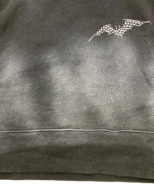 ANTIMID（アンチミッド）ANTIMID (アンチミッド) PIGMENT STUDS HOODIE グレー サイズ:Mの古着・服飾アイテム