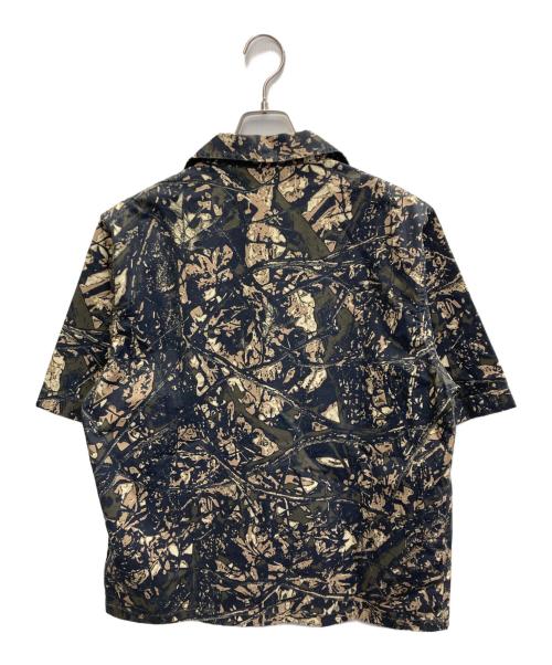 DIESEL（ディーゼル）DIESEL (ディーゼル) S-LINT リアルツリープリントS/Sシャツ グレー サイズ:48 未使用品の古着・服飾アイテム