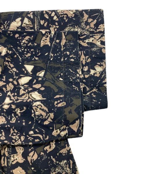 DIESEL（ディーゼル）DIESEL (ディーゼル) S-LINT リアルツリープリントS/Sシャツ グレー サイズ:48 未使用品の古着・服飾アイテム