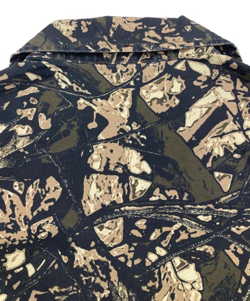 DIESEL（ディーゼル）DIESEL (ディーゼル) S-LINT リアルツリープリントS/Sシャツ グレー サイズ:48 未使用品の古着・服飾アイテム