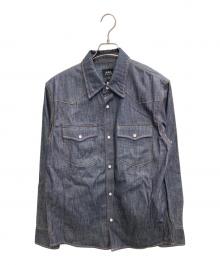 A.P.C.（アーペーセー）の古着「Western シャツ」｜ネイビー