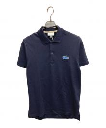 LACOSTE（ラコステ）の古着「ヘリテージワニロゴポロシャツ」｜ネイビー