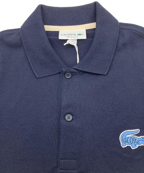 LACOSTE（ラコステ）LACOSTE (ラコステ) ヘリテージワニロゴポロシャツ ネイビー サイズ:L 未使用品の古着・服飾アイテム