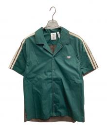 adidas（アディダス）の古着「CLOT BOWLING SHIRT BY EDISON CHE」｜グリーン×ブラウン