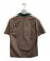 adidas (アディダス) CLOT BOWLING SHIRT BY EDISON CHE グリーン×ブラウン サイズ:L 未使用品：6000円
