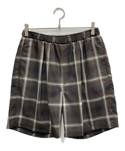 UNITED ARROWS（ユナイテッドアローズ）UNITED ARROWS (ユナイテッドアローズ) koti (コティ) メリノウール 1プリーツ ショーツ ブラウン サイズ:M 未使用品の古着・服飾アイテム