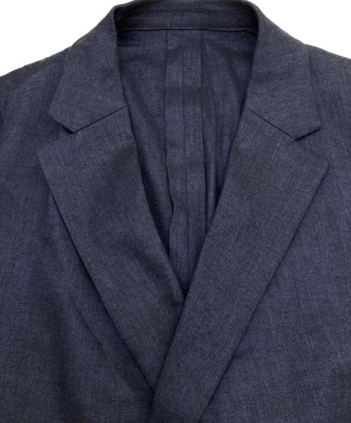 theory（セオリー）theory (セオリー) ECO.SHARKSKINダブルジャケット ネイビー サイズ:40 未使用品の古着・服飾アイテム
